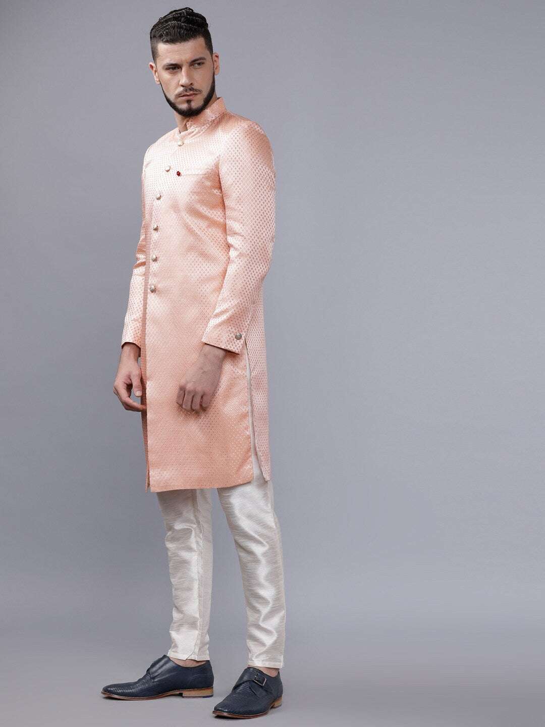 Shop Men Jacquard Sherwani Online.