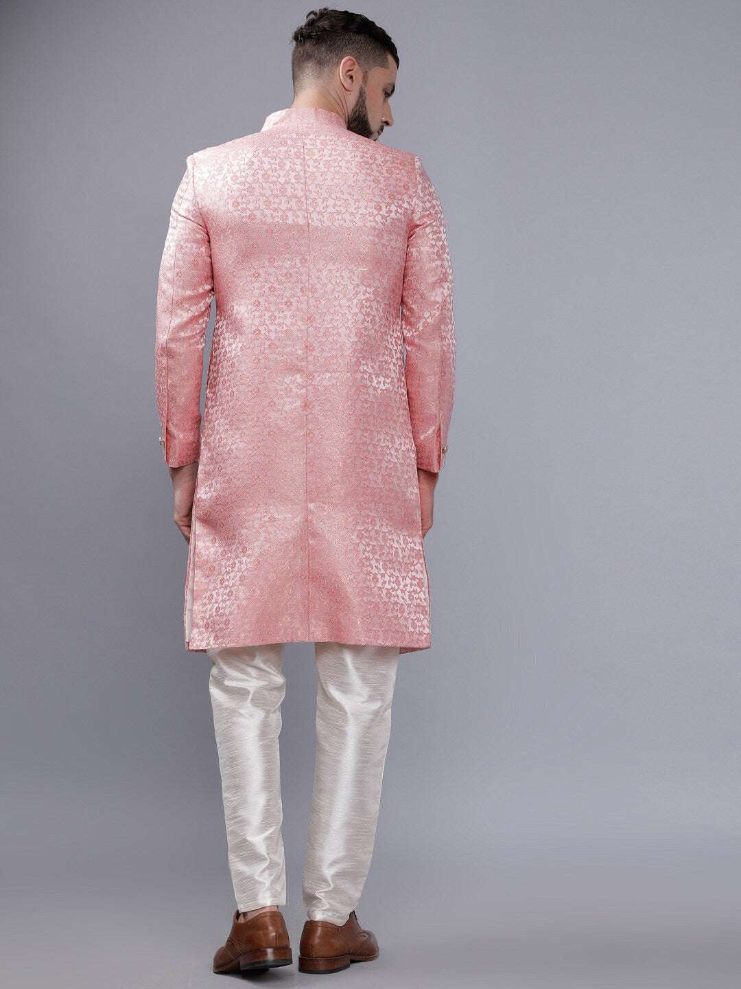 Shop Men Jacquard Sherwani Online.