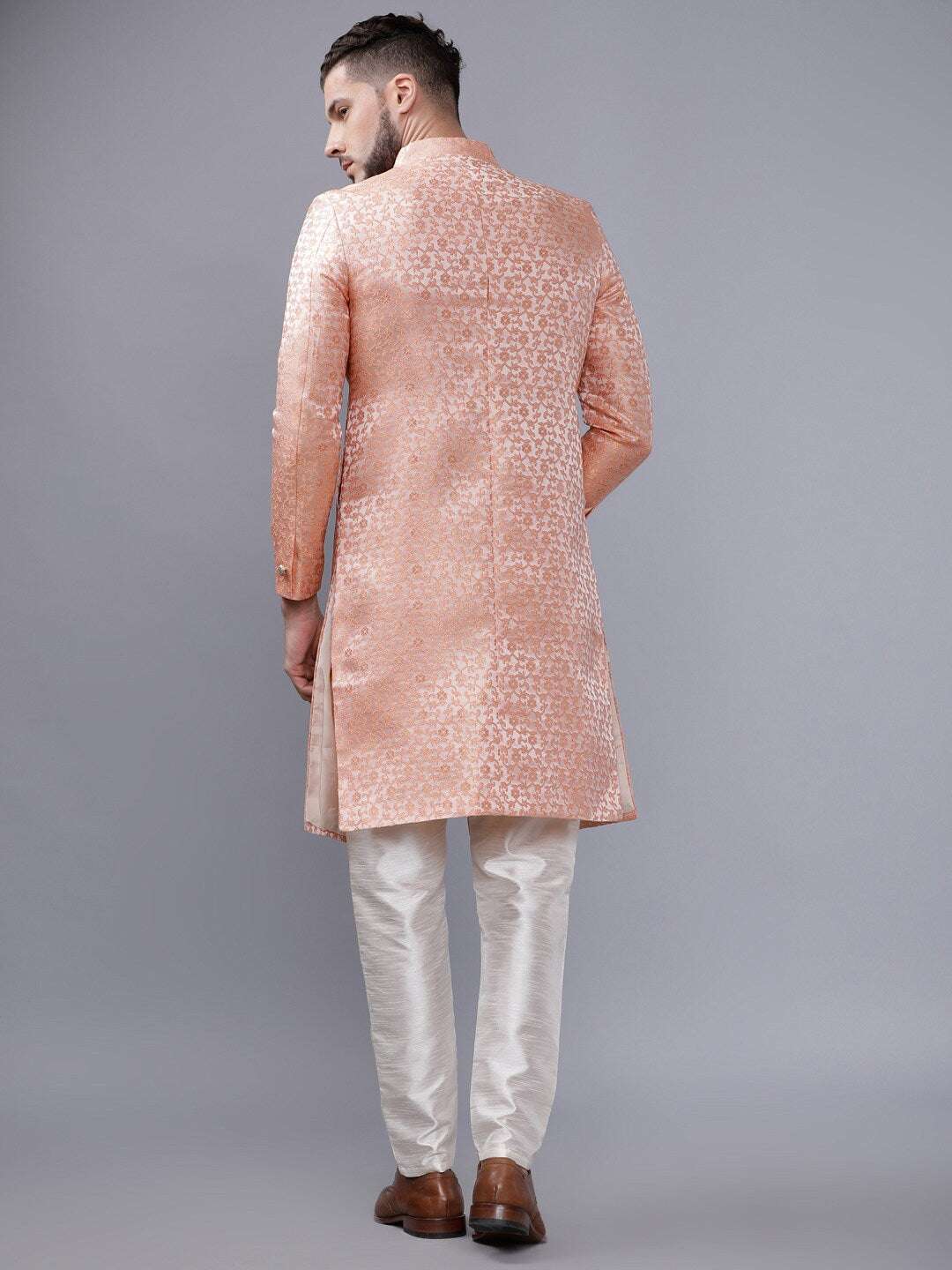 Shop Men Jacquard Sherwani Online.