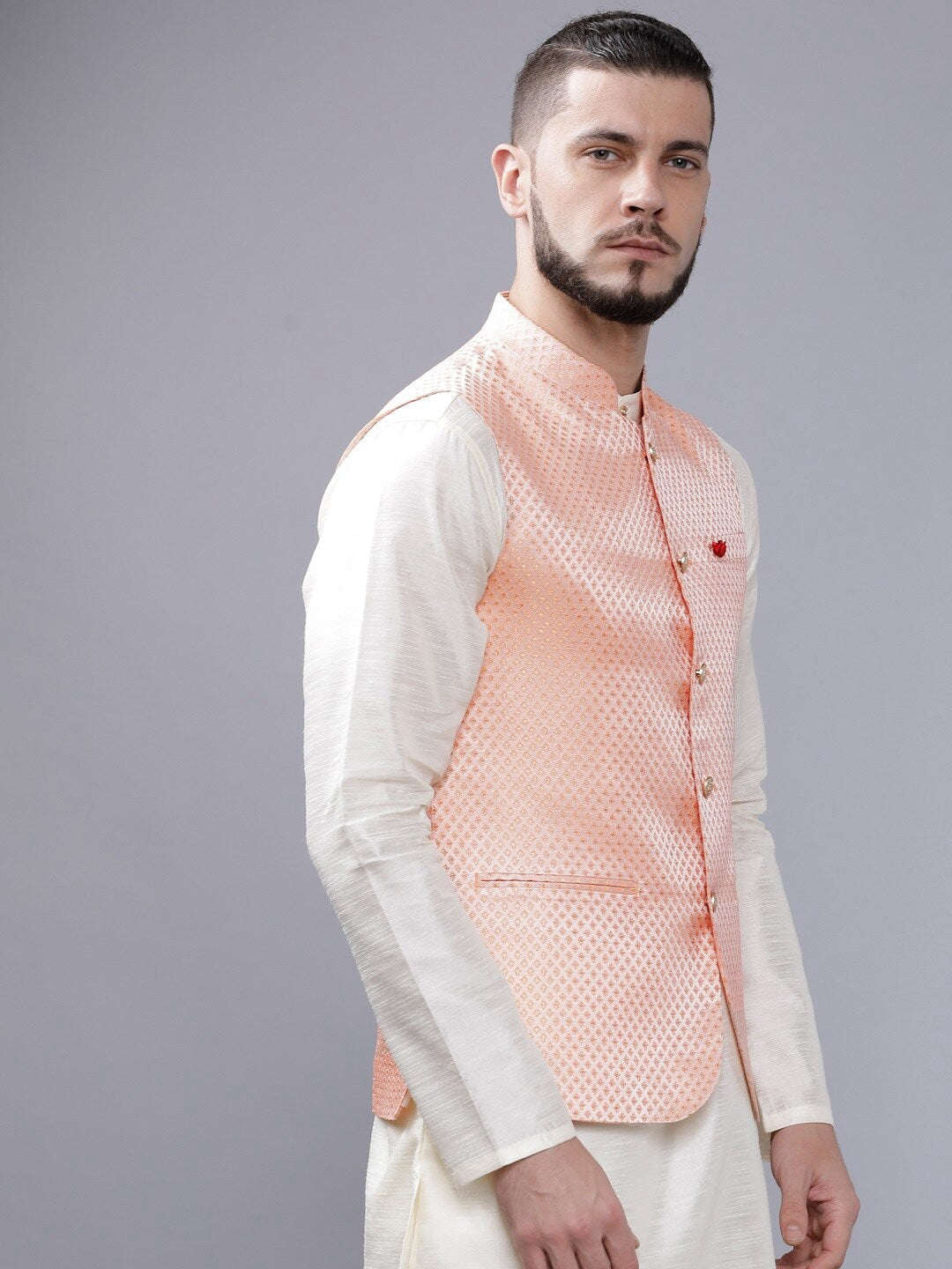 Shop Men's Printed Waistcoat Online.