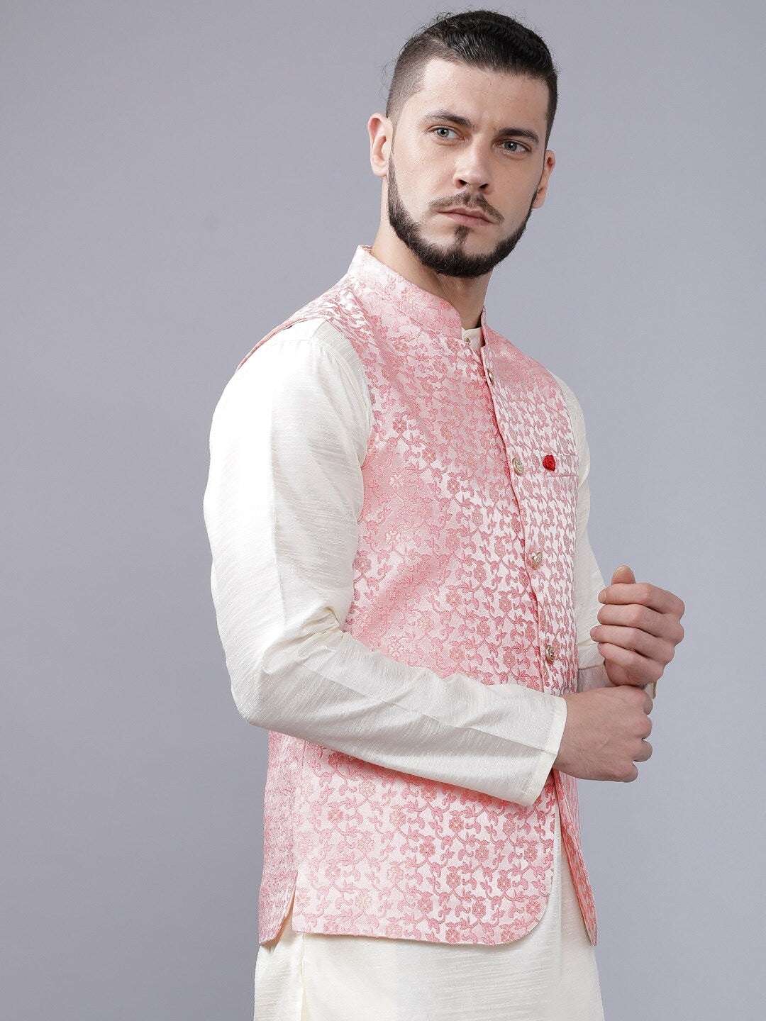 Shop Men Paisley Jacquard Vest Online.