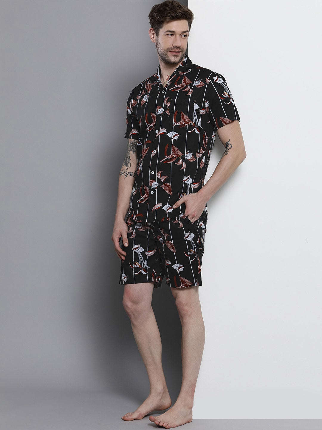 Shop Men Printed Night suits Online.