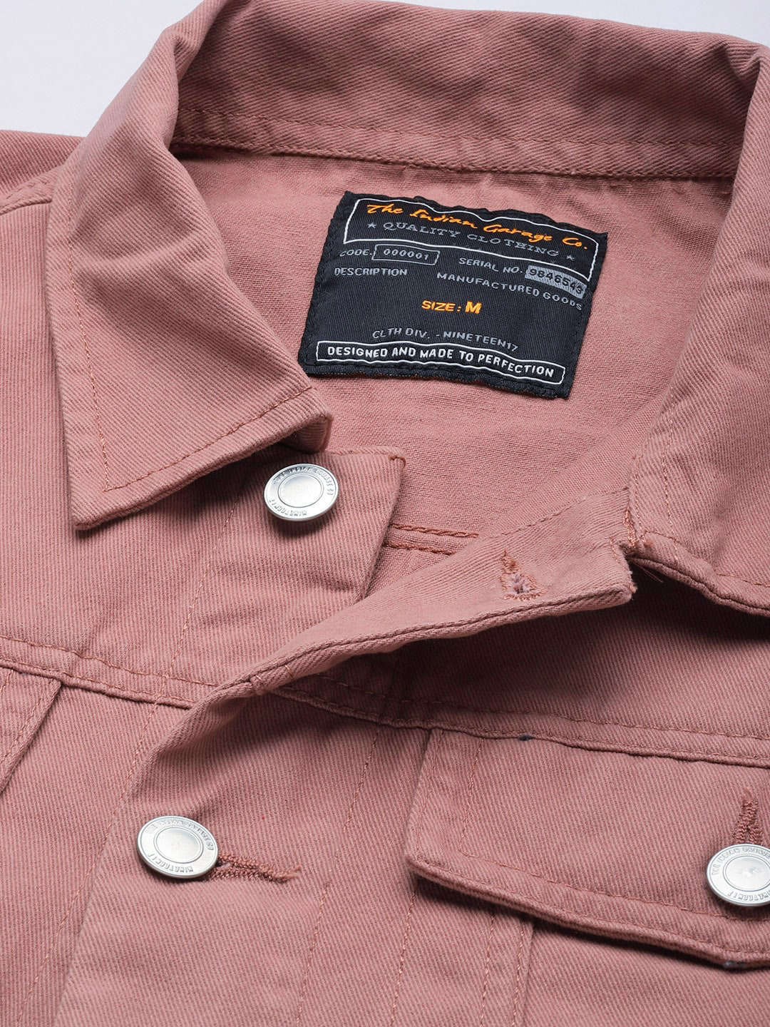 Shop Men Drill Trucker Jacket Online.