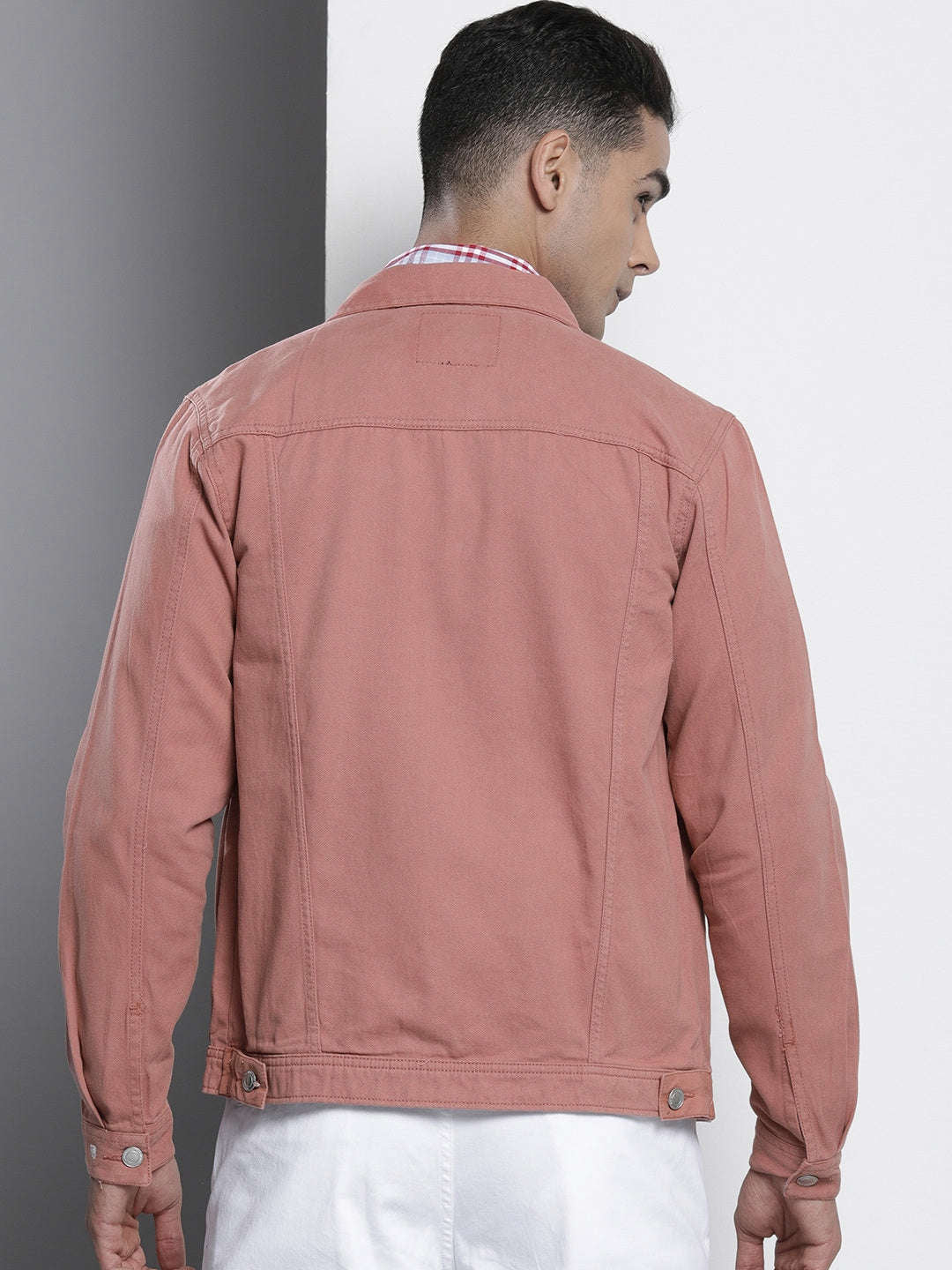 Shop Men Drill Trucker Jacket Online.