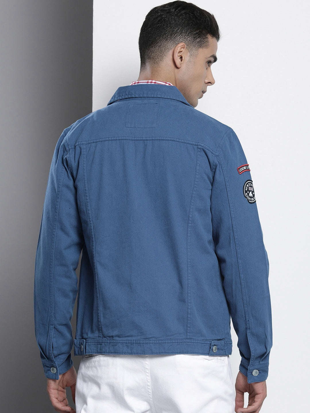 Shop Men Drill Trucker Jacket Online.