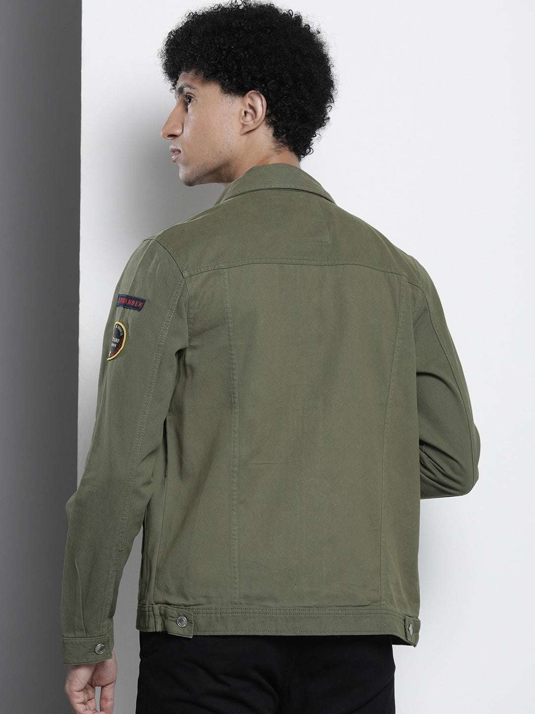 Shop Men Drill Trucker Jacket Online.