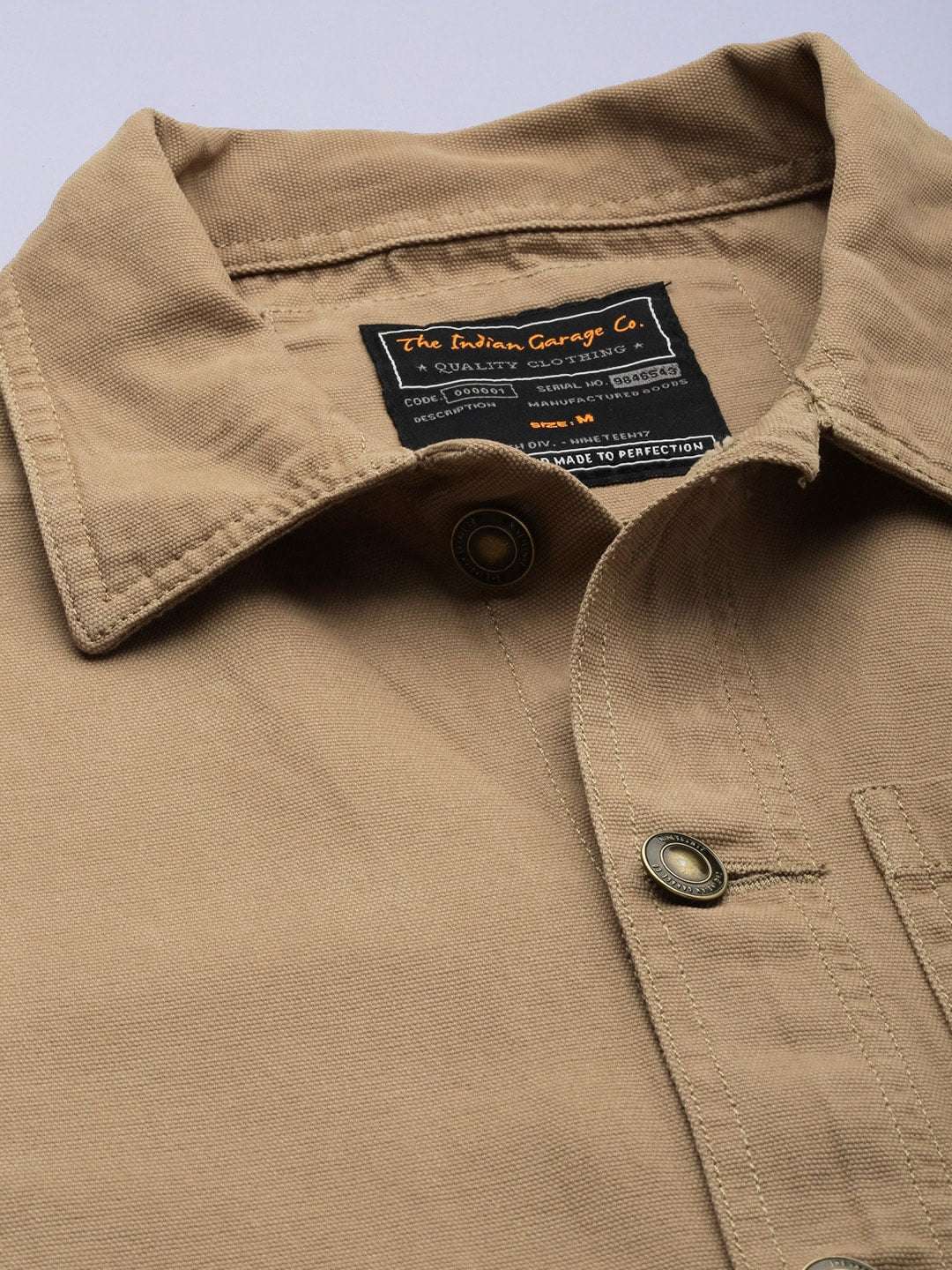 Shop Men Oxford Trucker Jacket Online.