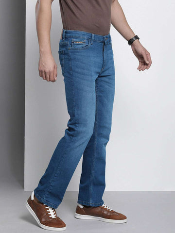 Shop Men G-Noah Distress Boot Cut Fit Jeans Online.