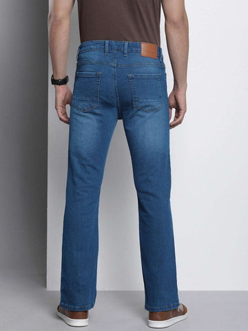 Shop Men G-Noah Distress Boot Cut Fit Jeans Online.