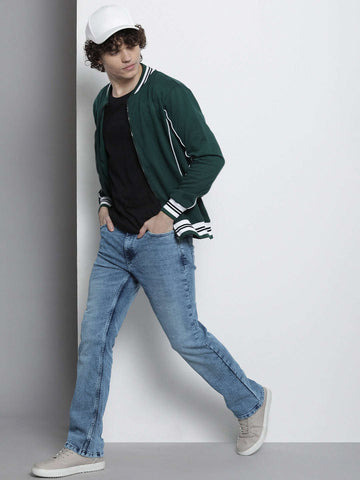 Shop Men G-Noah Distress Boot Cut Fit Jeans Online.