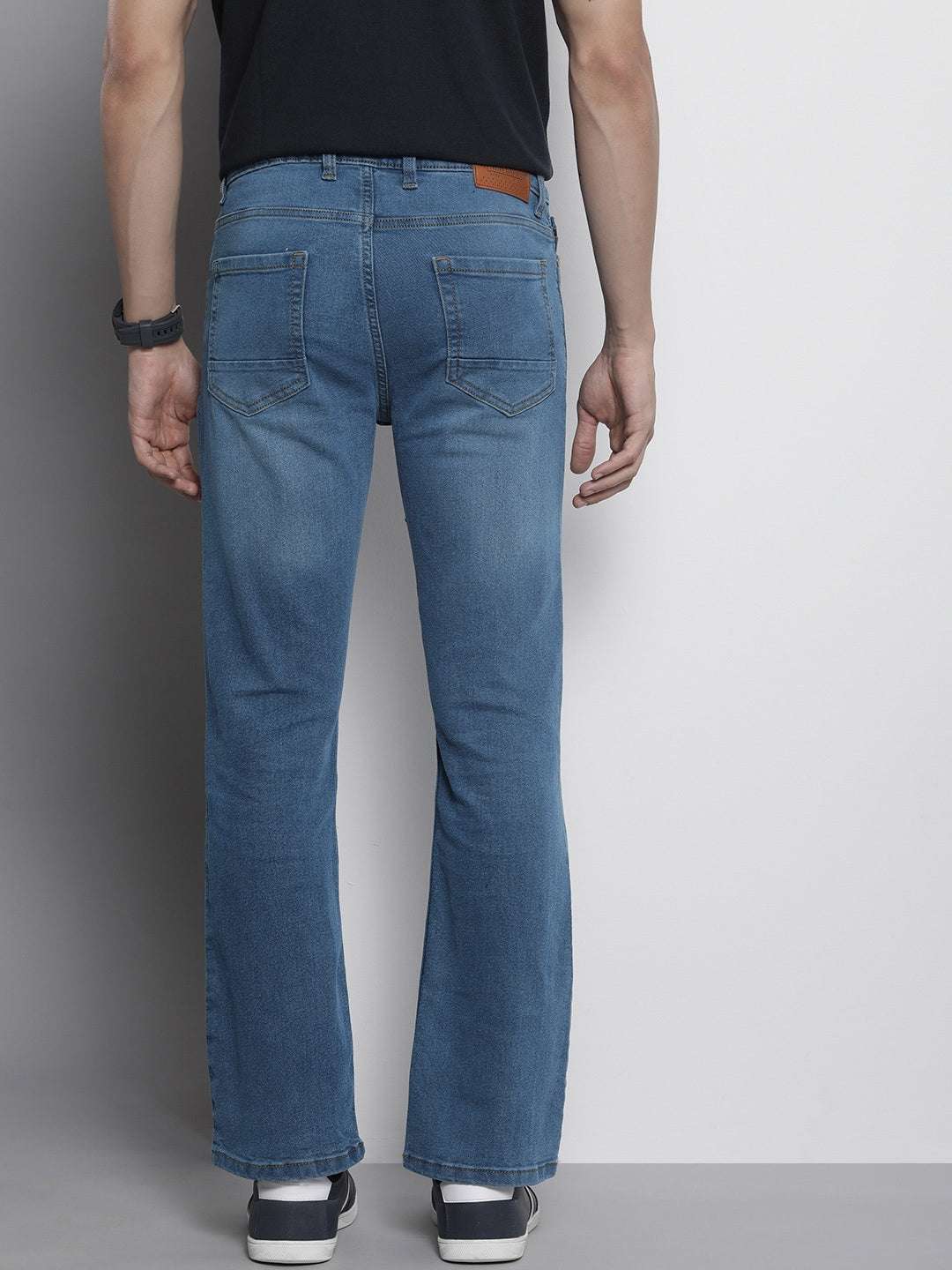 Shop Men G-Noah Distress Boot Cut Fit Jeans Online.