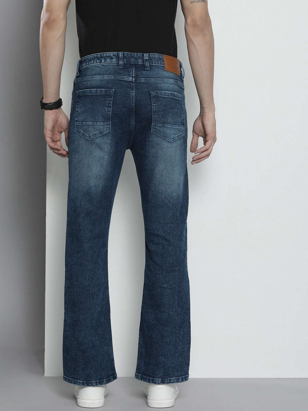 Shop Men G-Noah Distress Boot Cut Fit Jeans Online.