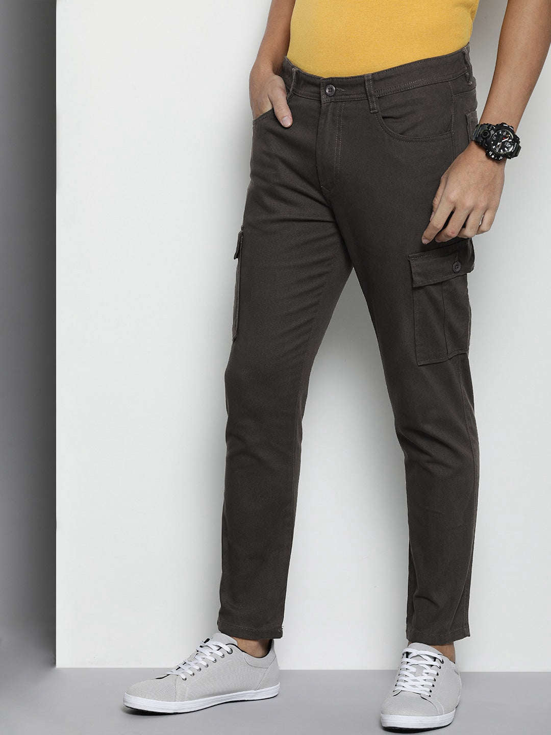 Shop Men Five Pocket Cargo Pant Pant Online.