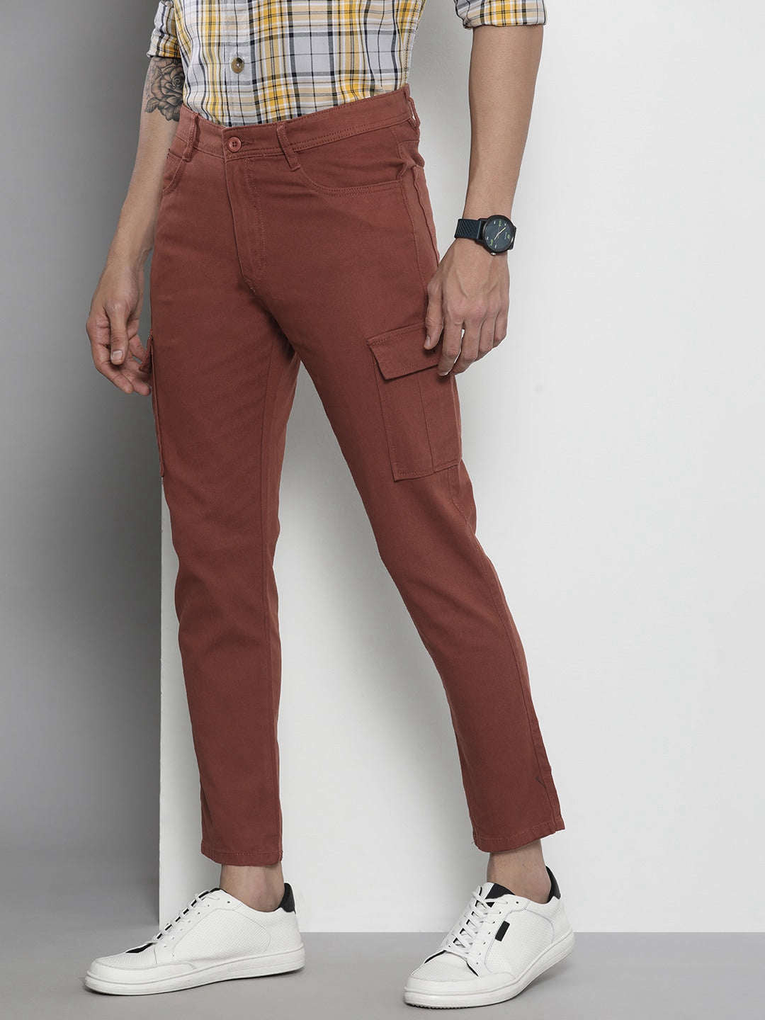 Shop Men Five Pocket Cargo Pant Pant Online.