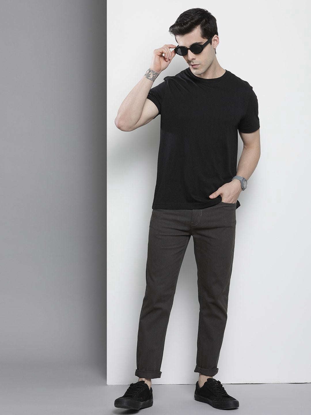 Shop Men Five Pocket Chino Online.