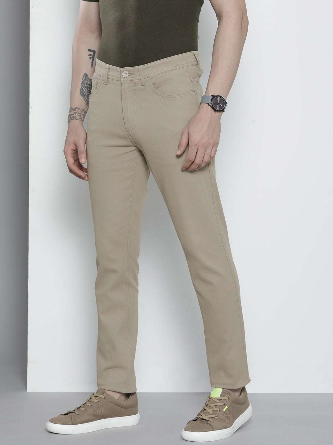 Shop Men Five Pocket Chino Online.