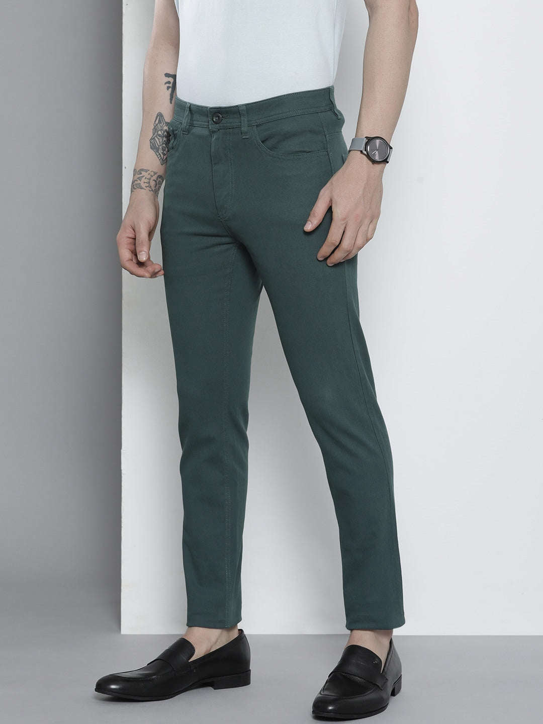 Shop Men Five Pocket Chino Online.