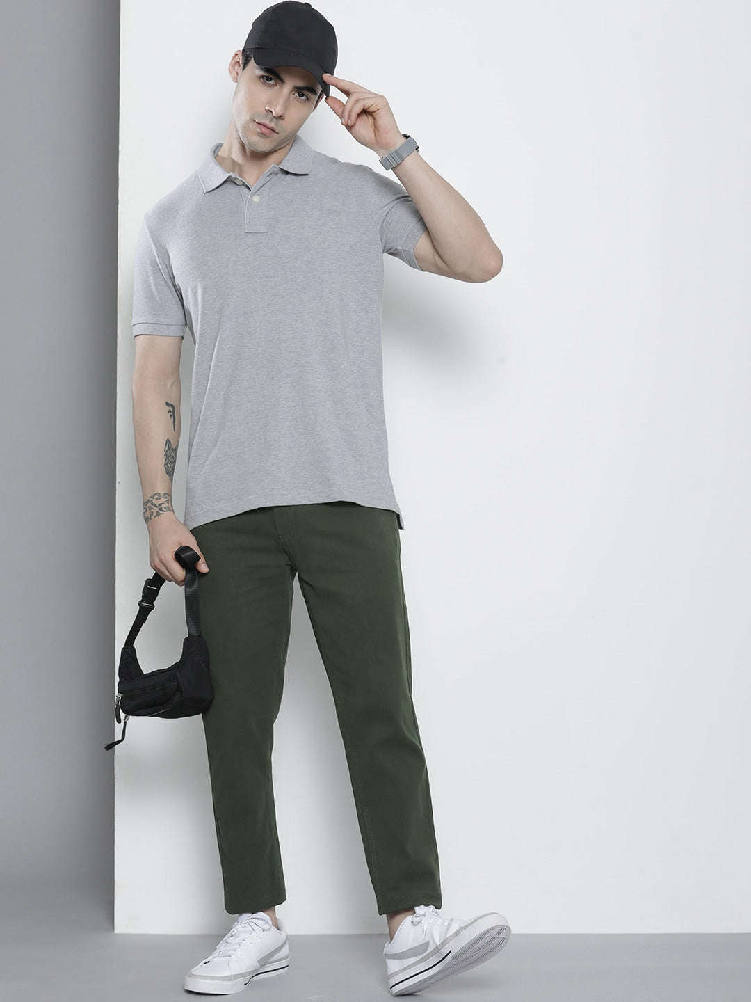 Shop Men Five Pocket Chino Online.