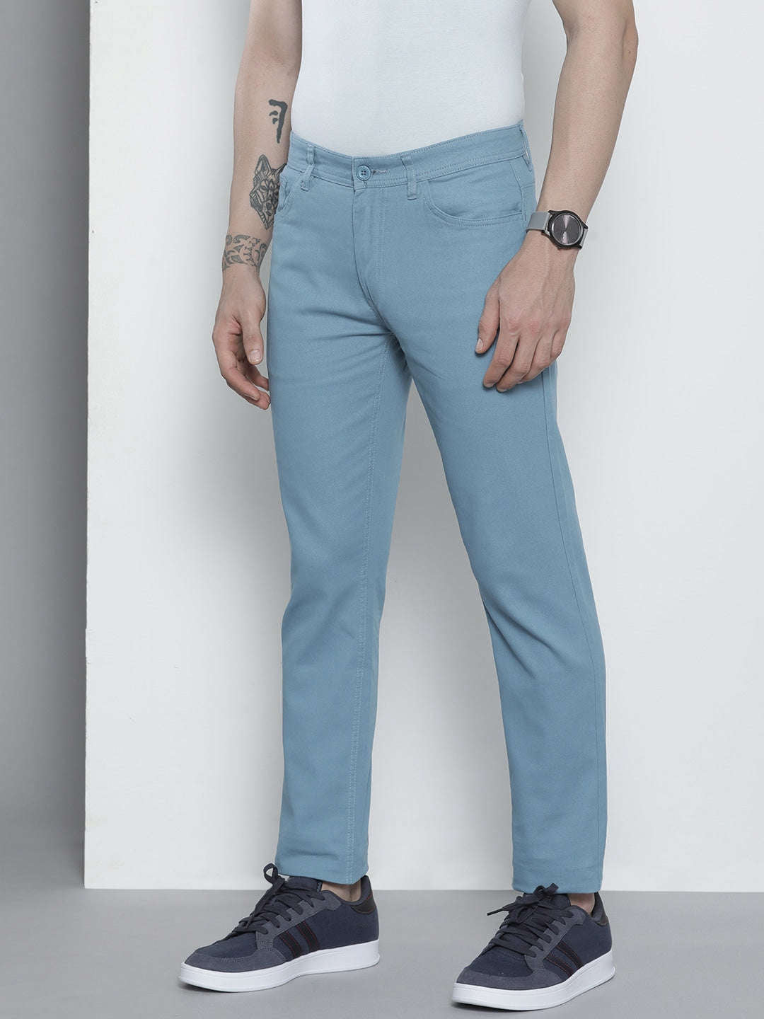 Shop Men Five Pocket Chino Online.