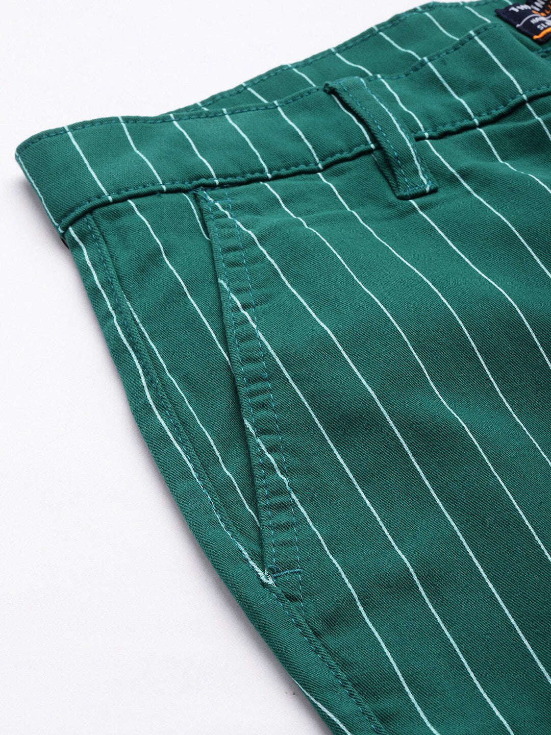 Shop Men Striped Chino Pants Online.