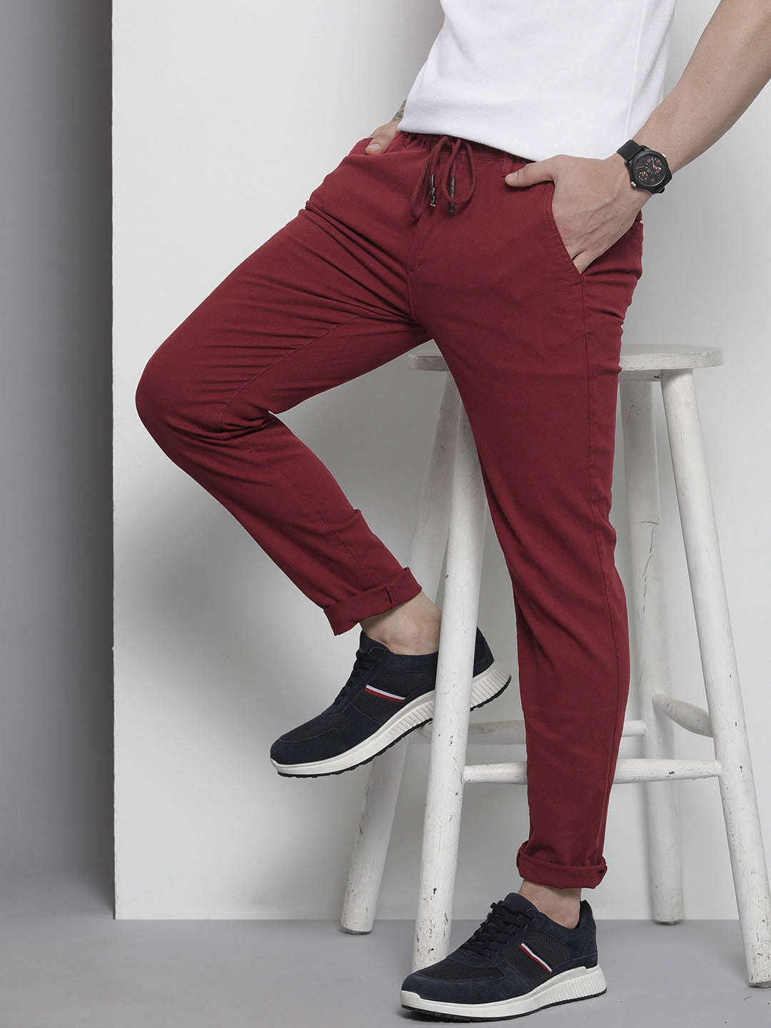 Shop Men Chino Joggers Online.