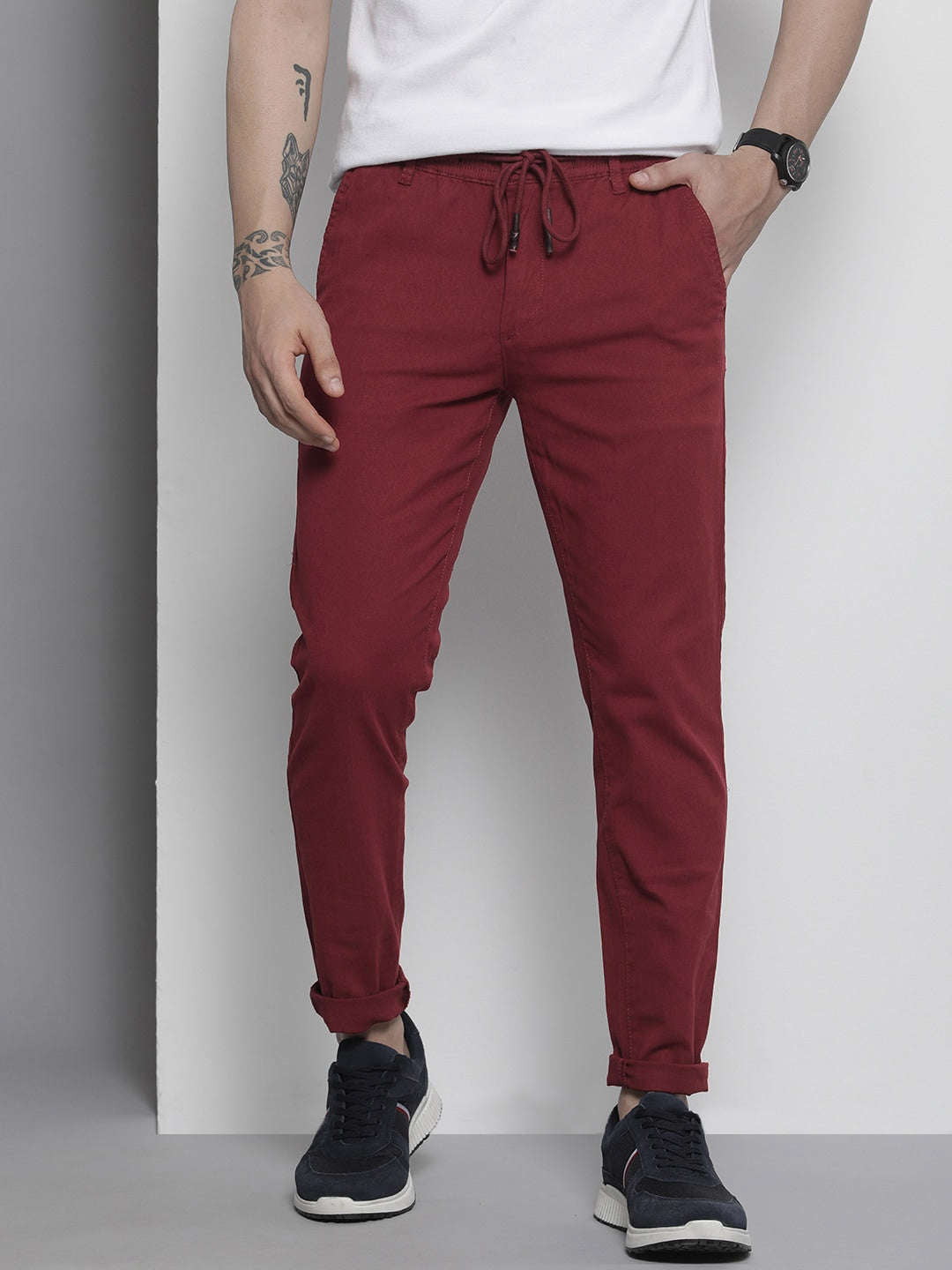 Shop Men Chino Joggers Online.