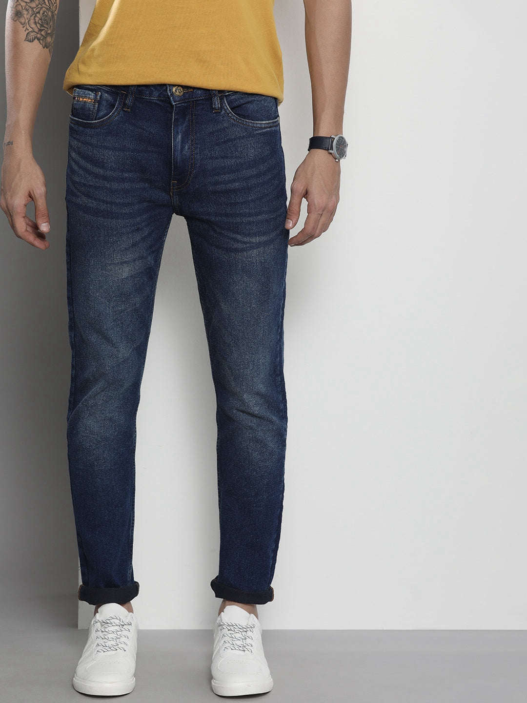 Shop Men Clean Look Skinny Jeans Online.