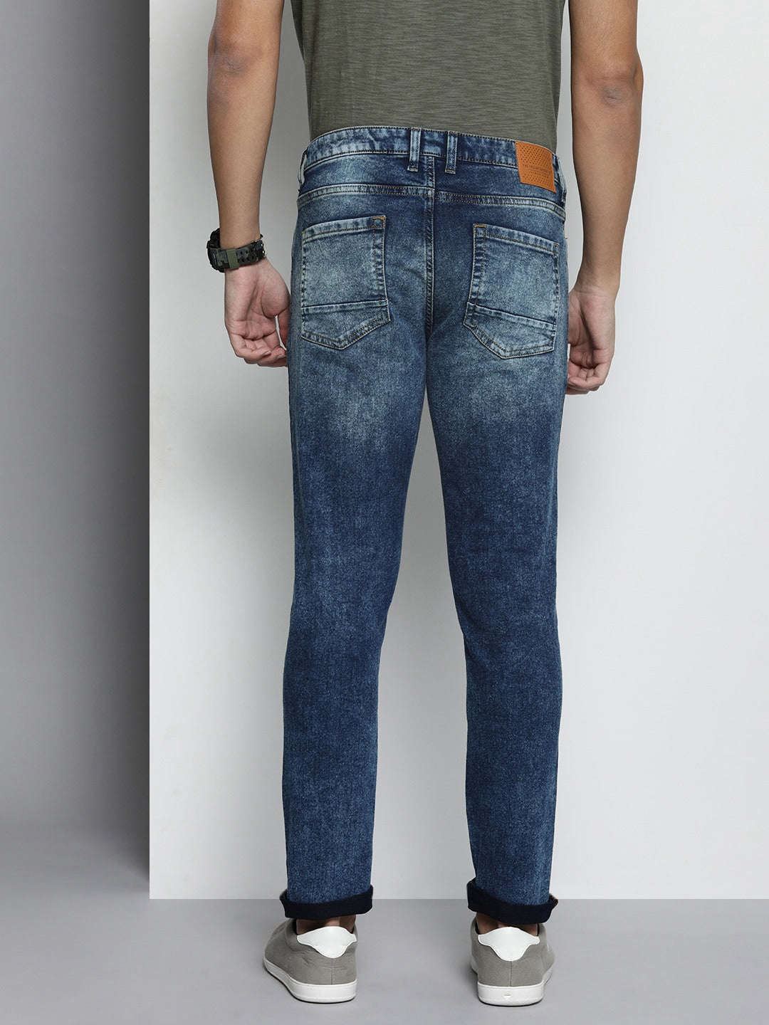 Shop Men Tie-Dye Denim Jeans Online.