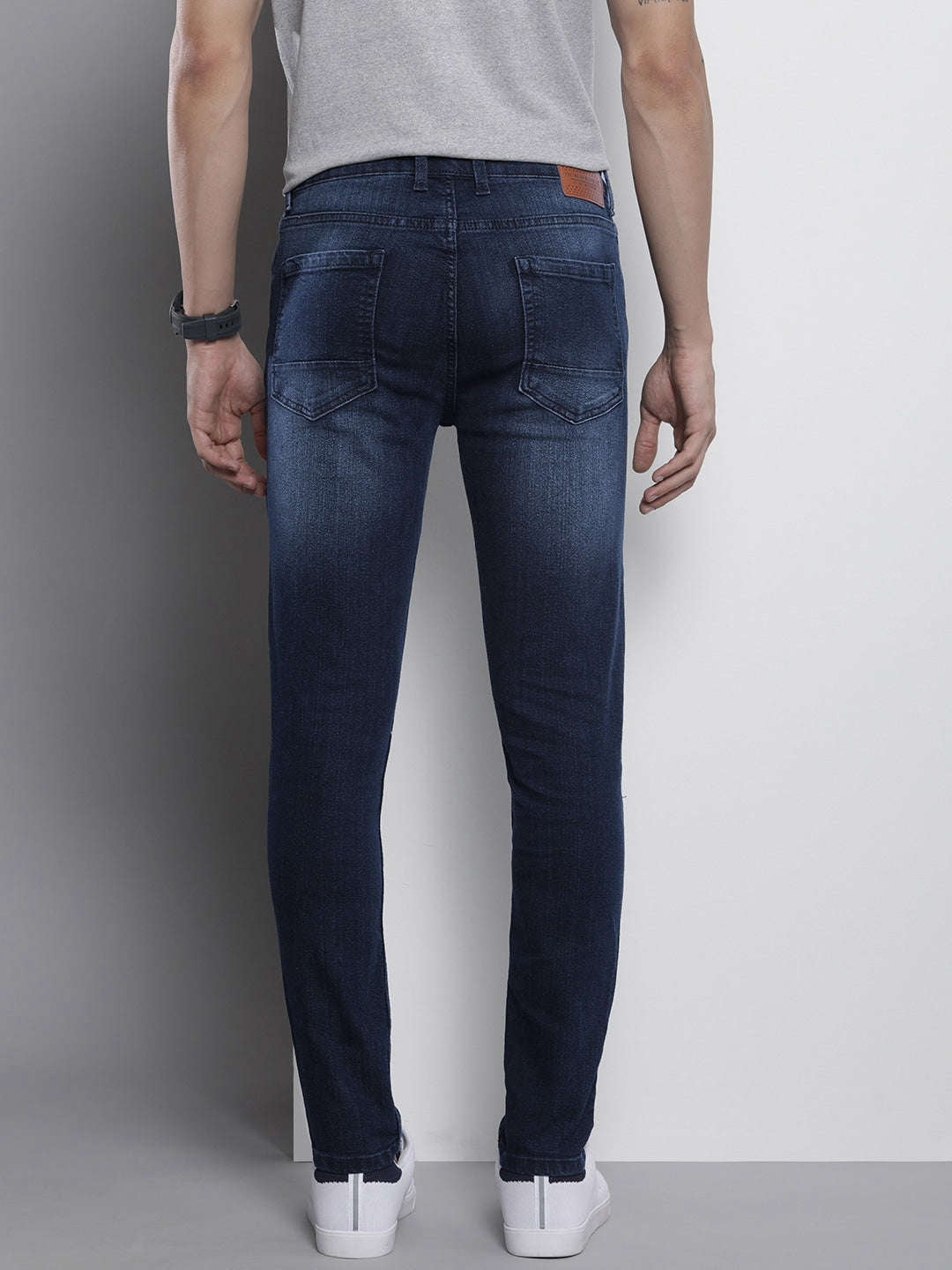 Shop Men Distress Skinny Fit Jeans Online.