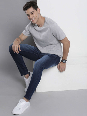 Shop Men Distress Skinny Fit Jeans Online.