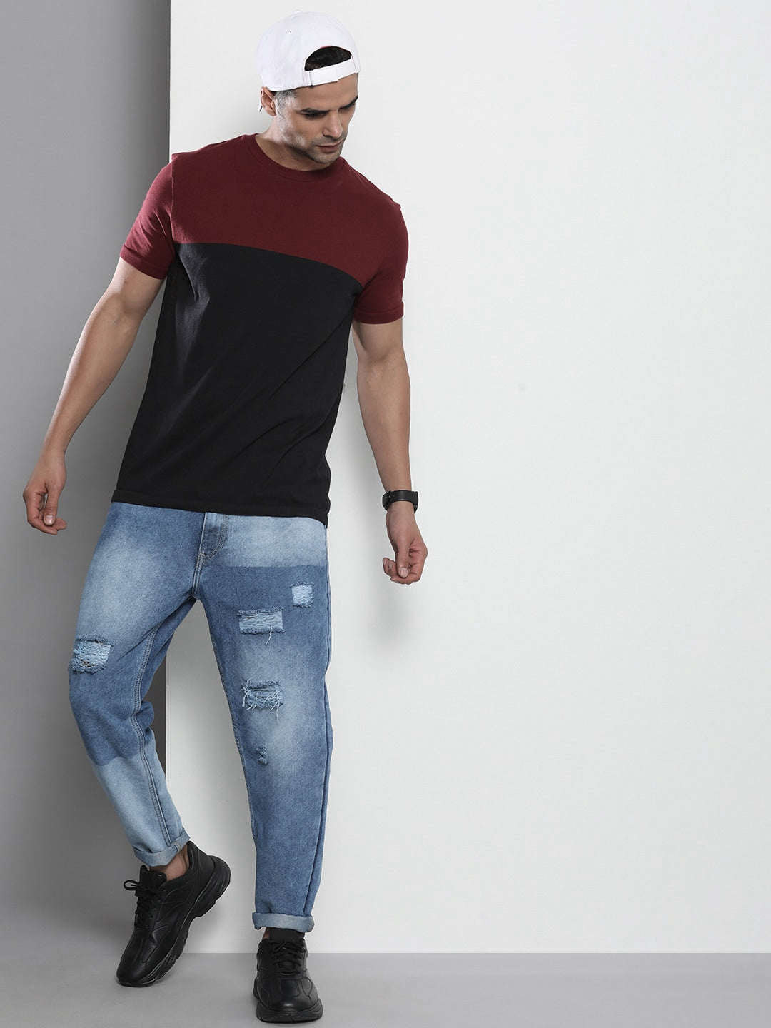 Shop Men Dad Fit Jeans Online.