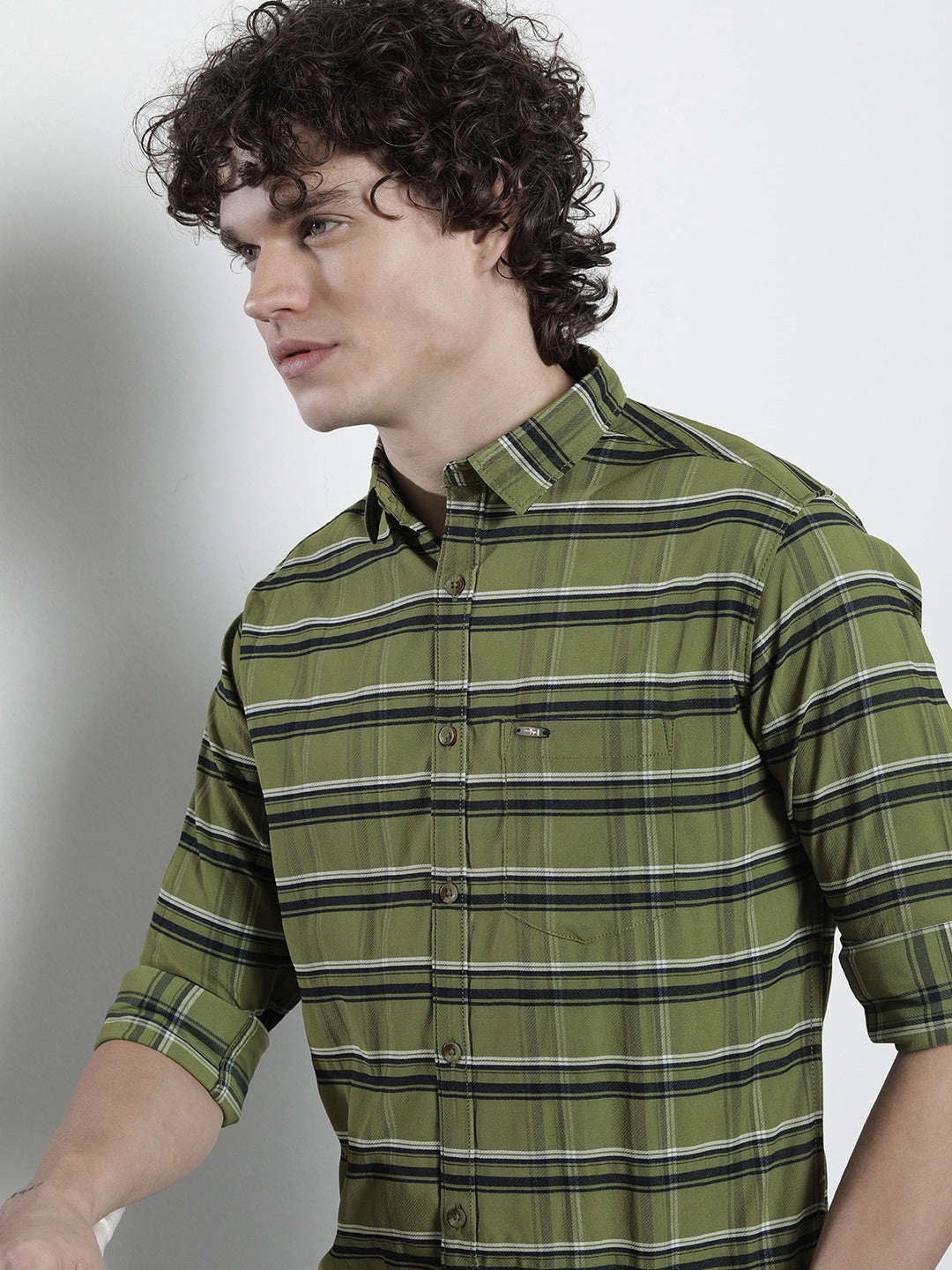 Shop Men Checked Shirt Online.