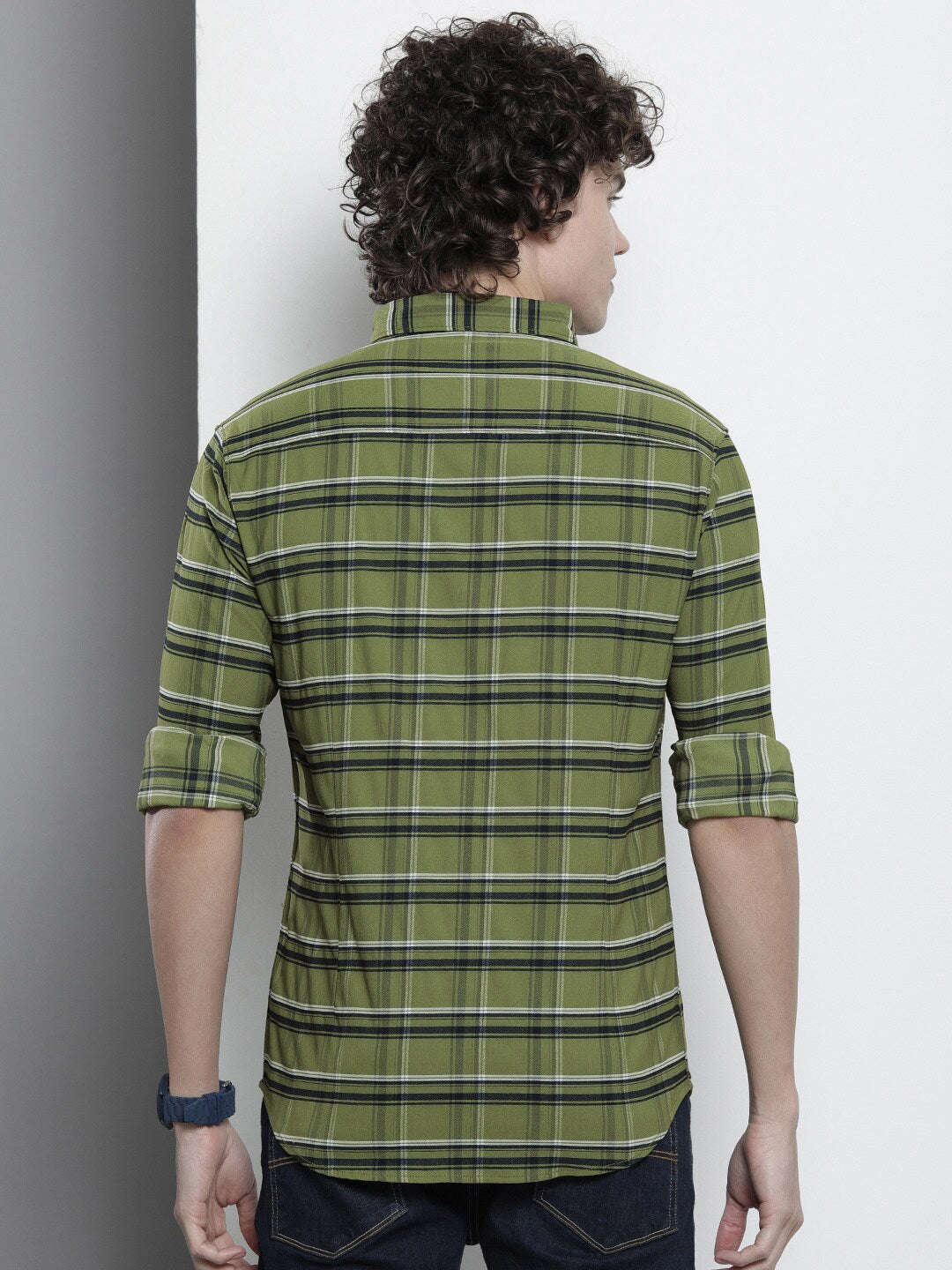 Shop Men Checked Shirt Online.