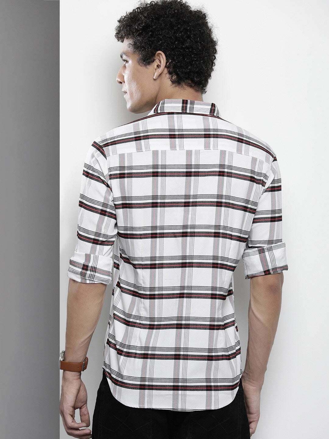 Shop Men Checked Shirt Online.