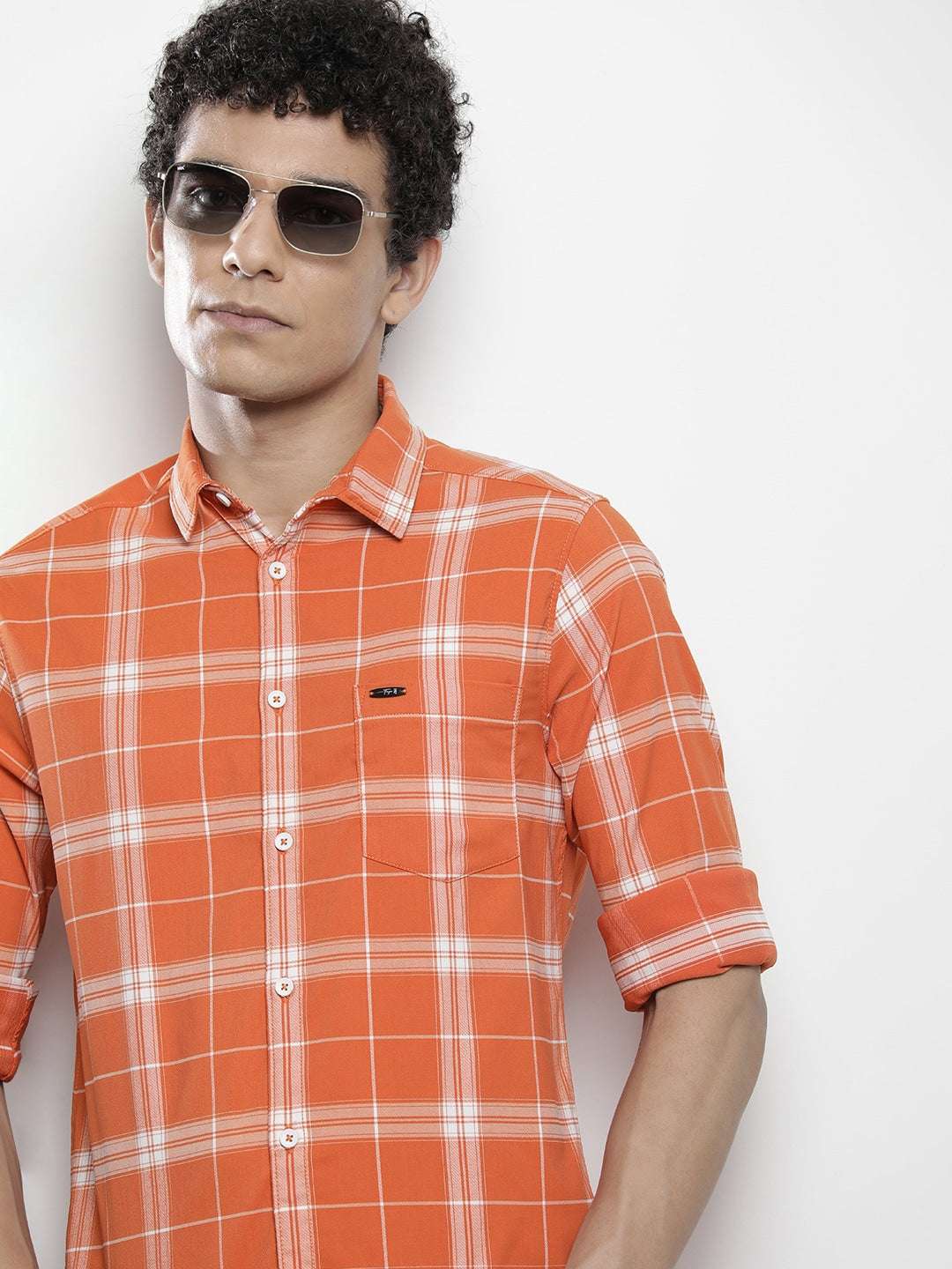 Shop Men Checked Shirt Online.