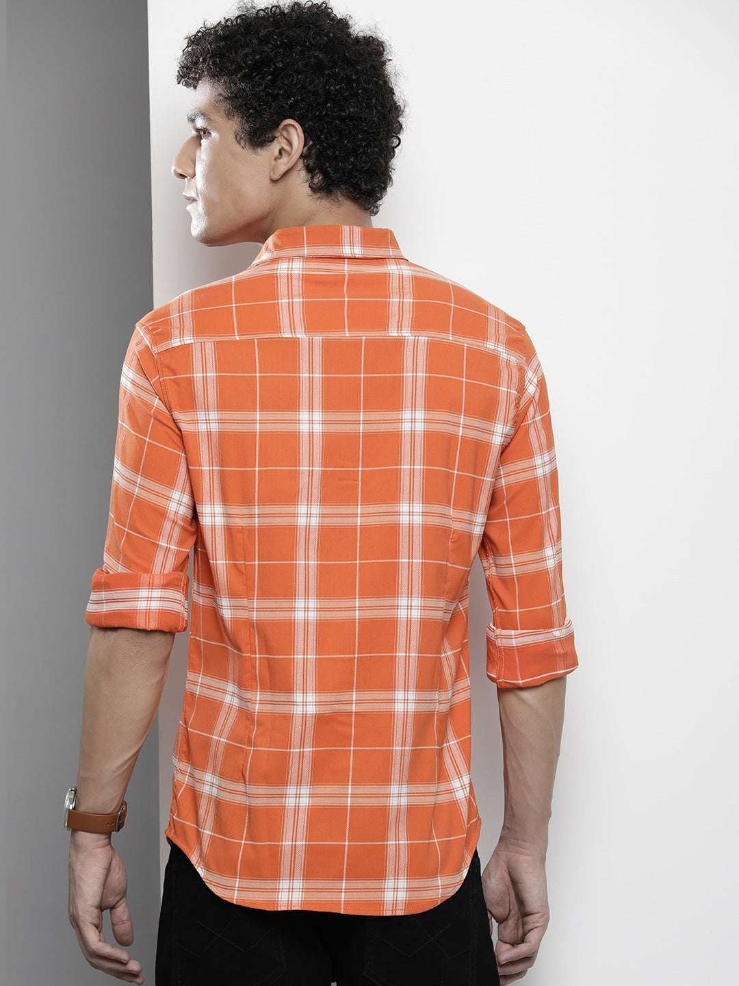 Shop Men Checked Shirt Online.