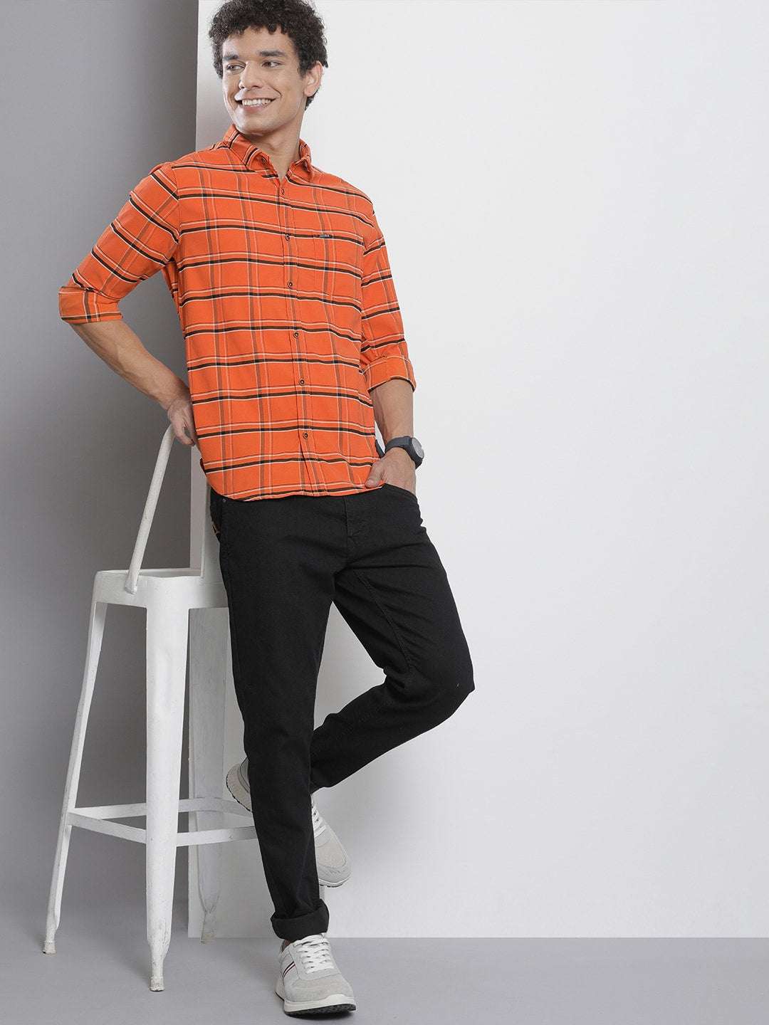 Shop Men Check Shirt Online.