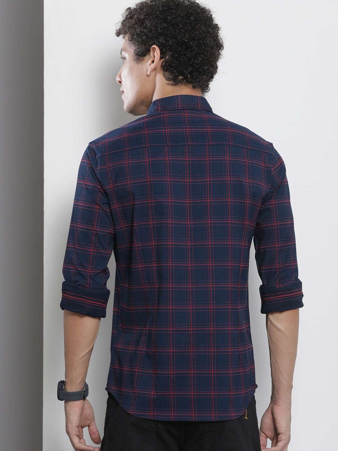 Shop Men Checked Shirt Online.