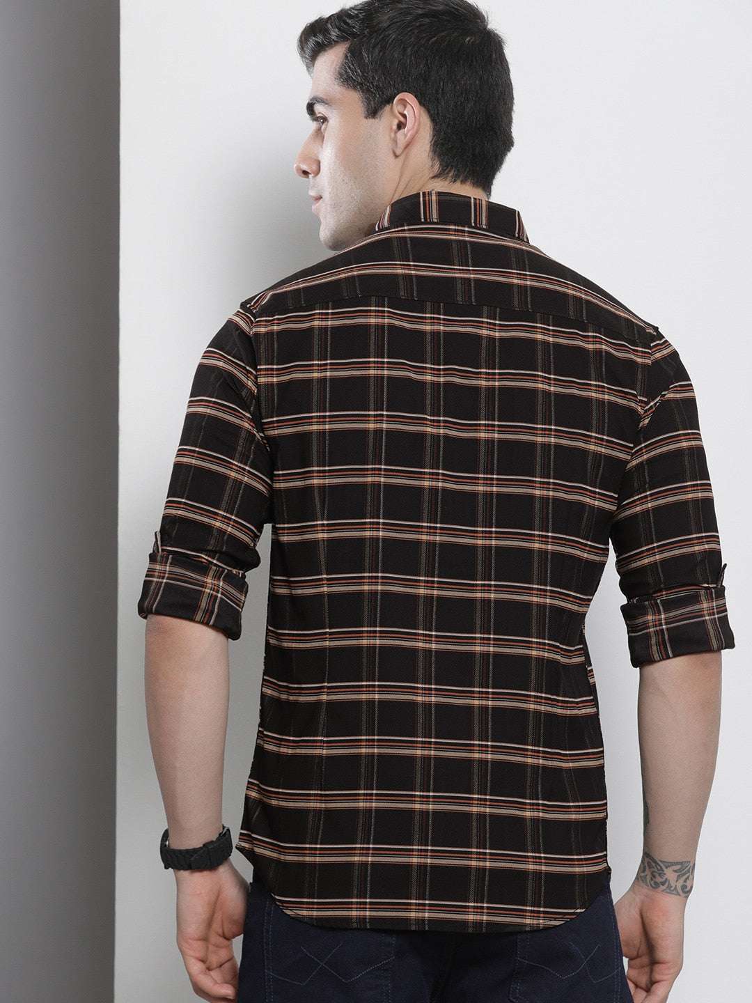 Shop Men Checkered Shirt Online.