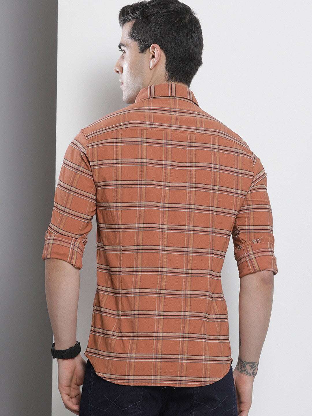 Shop Men Checkered Shirt Online.