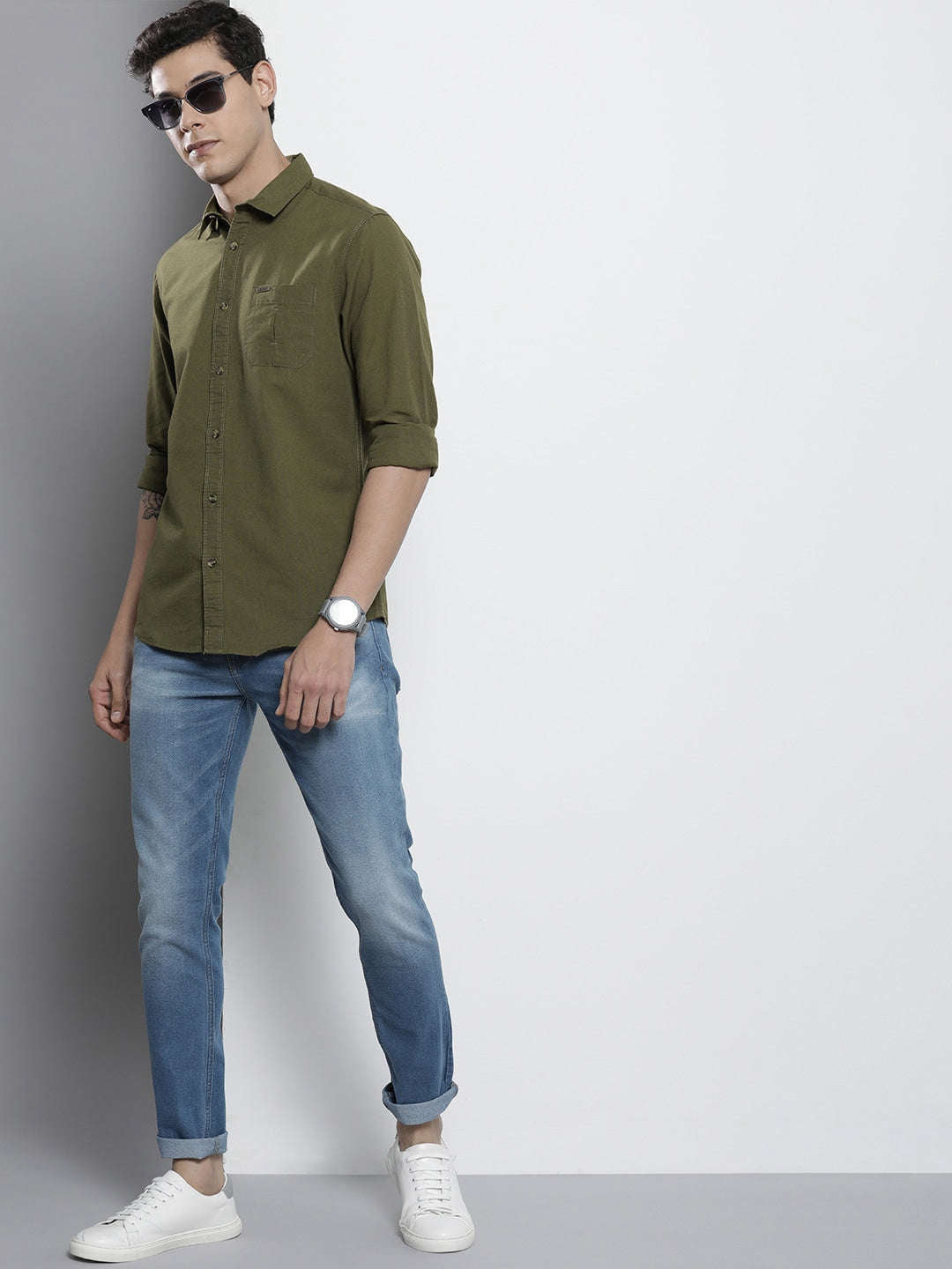 Shop Men Solid Shirt Online.