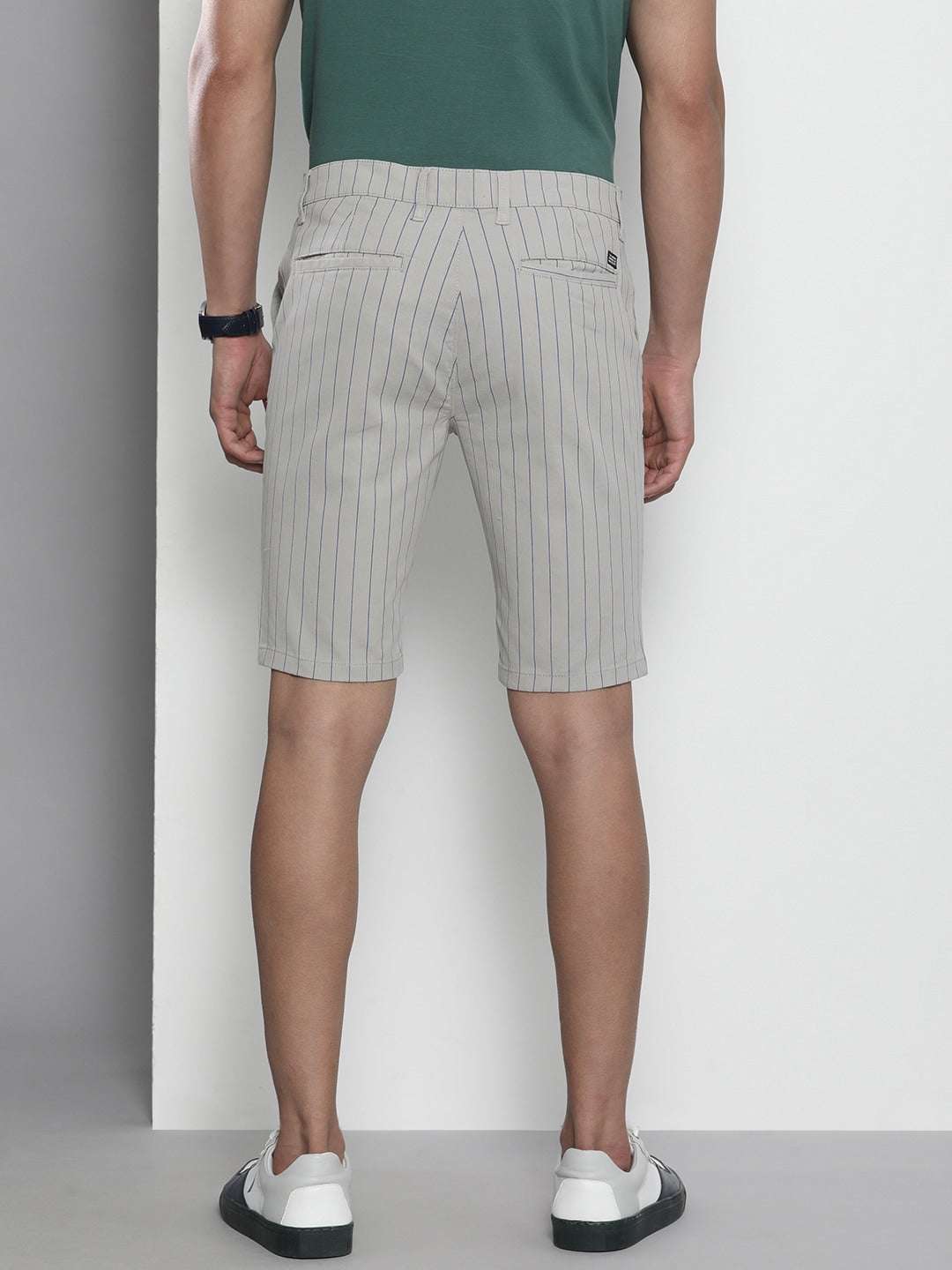 Shop Men Chino Striped Shorts Online.