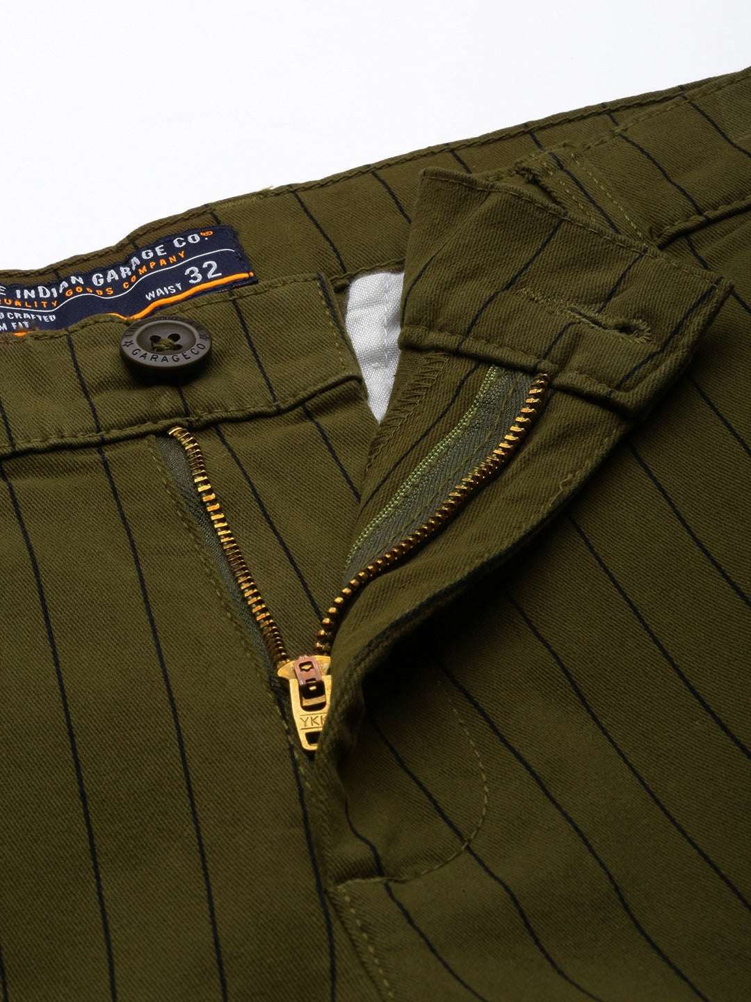 Shop Men Chino Striped Shorts Online.