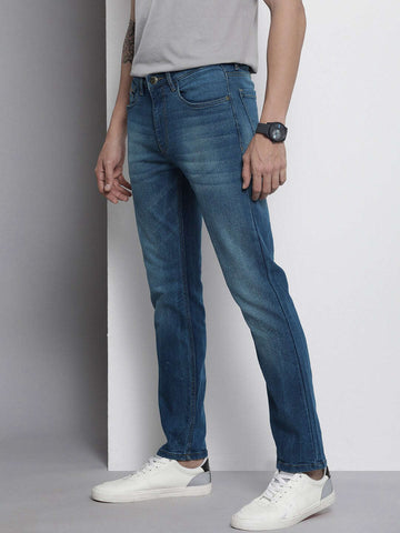 Shop Men Slim Straight Jeans Online.