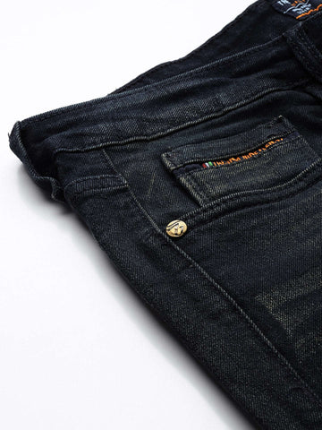 Shop Men Distressed Straight Jeans Online.