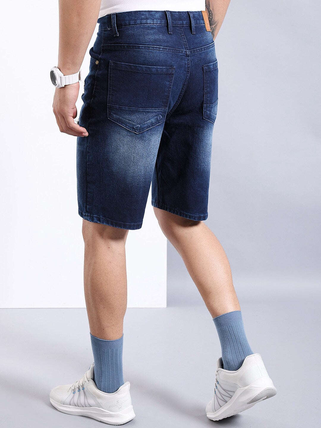 Shop Men Solid Shorts Online.