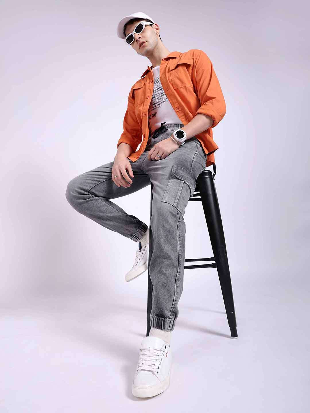 Shop Men Regular Fit Jeans Online.