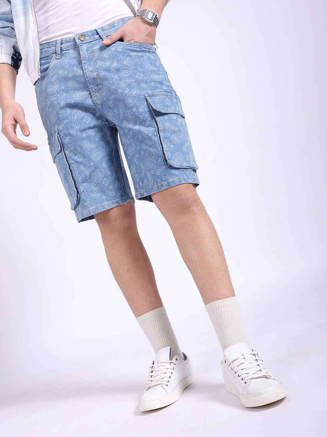 Shop Men Solid Shorts Online.