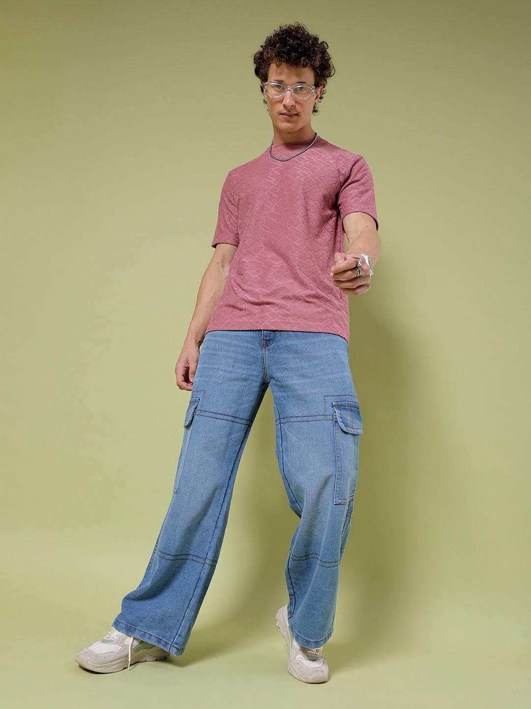 Shop Men Wide Leg Jeans Online.