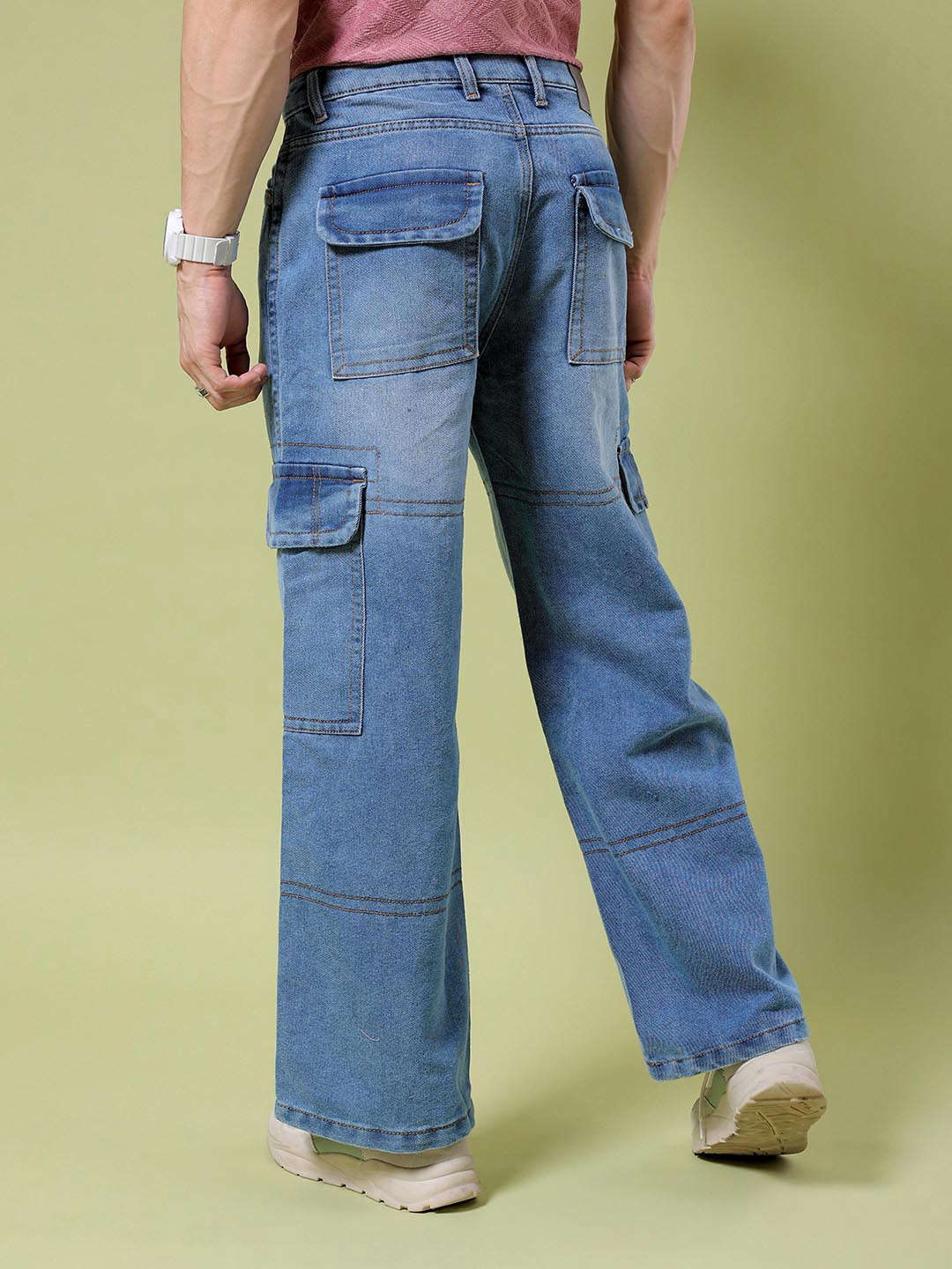 Shop Men Wide Leg Jeans Online.